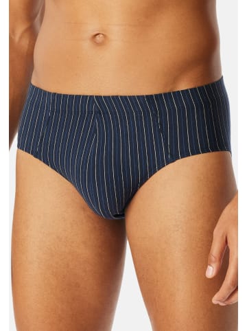 Schiesser Mini Slip / Unterhose 95/5 Essentials in Schwarz / blau