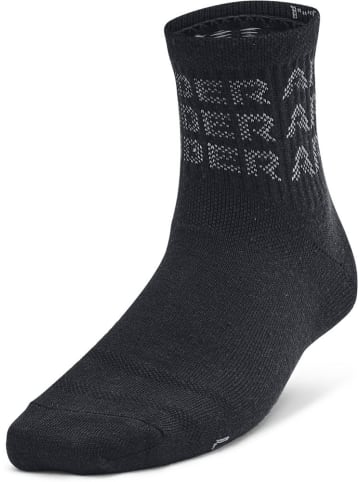 Under Armour Socke "Essential 6Pk Qtr" in Schwarz