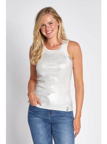 ZHRILL Tank Tops ZHARIA METALLIC SILVER in SILVER