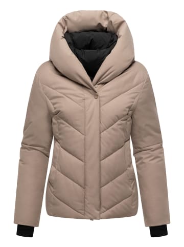 Marikoo Steppjacke Nadiraa 16 in Taupe Grey
