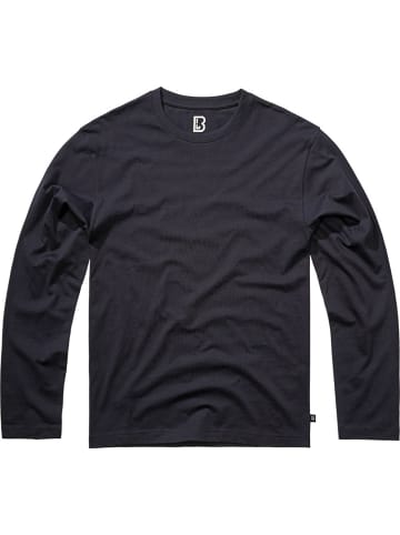 Brandit Longsleeve "Premium Longsleeve Shirt" in Blau