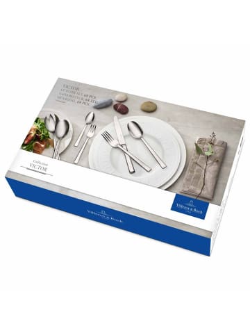 Villeroy & Boch 68er Set Tafelbesteck Victor in silber