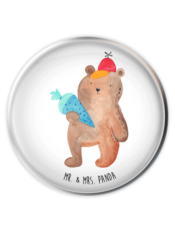 Mr. & Mrs. Panda Ablaufgarnitur Bär Schultüte ohne Spruch in Weiß