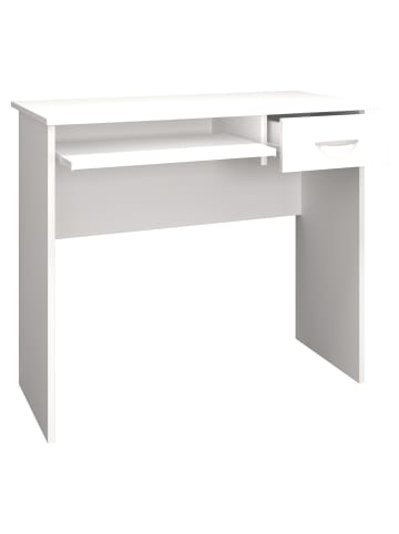 VCM  Schreibtisch Auszug Schublade Arusa in Weiß