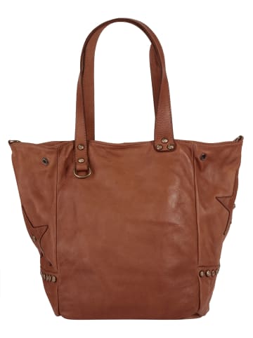 Samantha Look Shopper echt Leder in cognac
