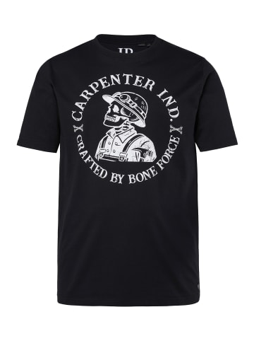 JP1880 Kurzarm T-Shirt in schwarz