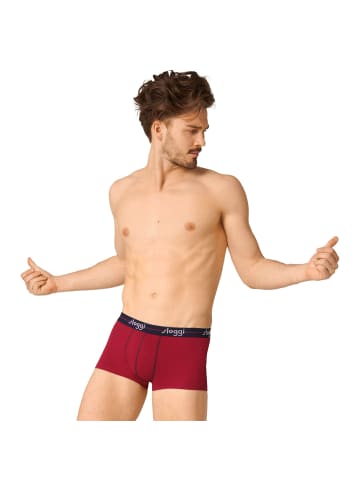 Sloggi Boxershort 2er Pack in Schwarz/Rot