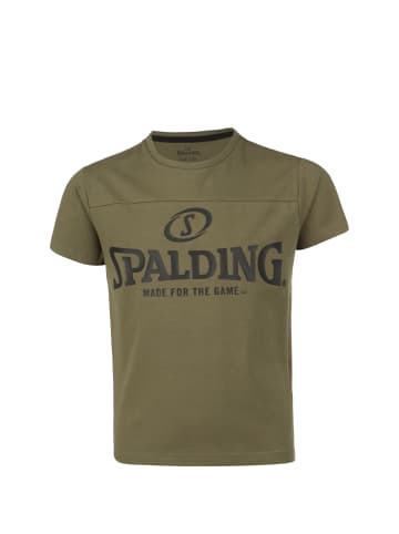 Spalding T-Shirt Essential Logo in khaki