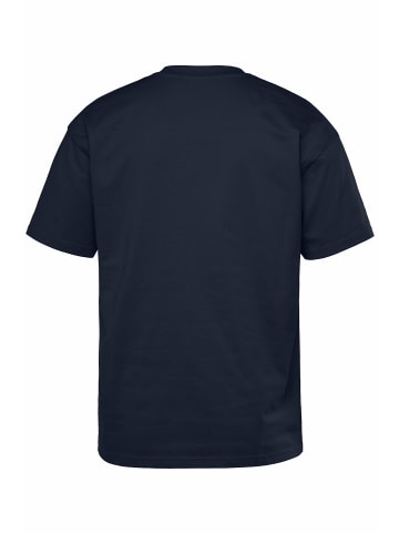 STHUGE Kurzarm T-Shirt in navy blau