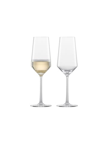 Zwiesel Glas 2er Set Champagnergläser Pure 297 ml transparent in transparent