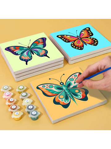 ARTNANAS Mini Malen nach Zahlen 6er Set-"Flügelschön"