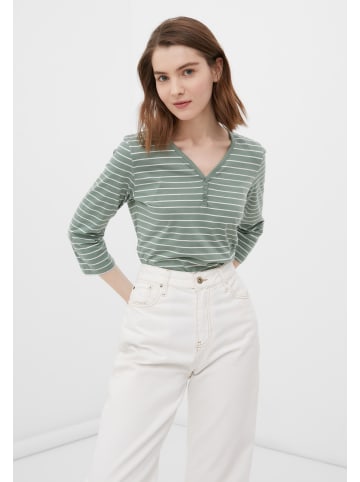 Finn Flare Langarmshirt Streifen in green