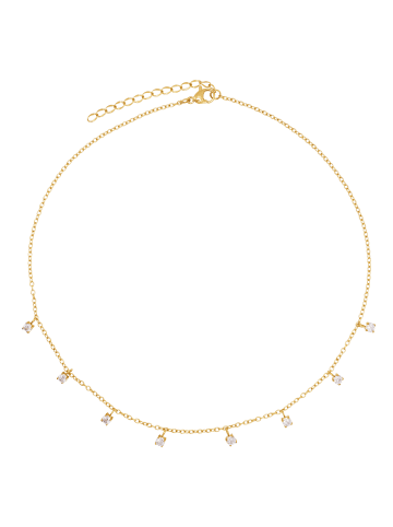 Steel_Art Halskette Damen mit Stein Nexus goldfarben in goldfarben