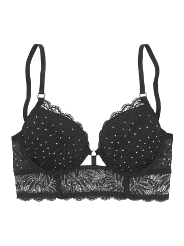 LASCANA Push-up-BH in schwarz