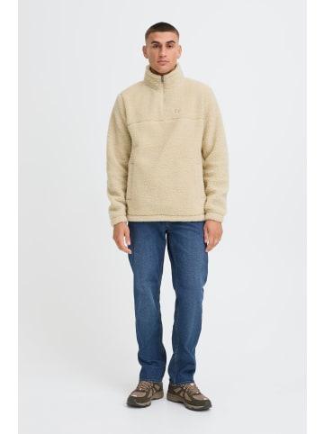 BLEND Strickfleece-Pullover BHMTOTTEN in Natur