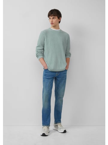 QS Strickpullover langarm in Grün