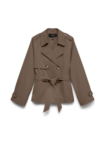 Vero Moda Trenchcoat in Chocolate Chip