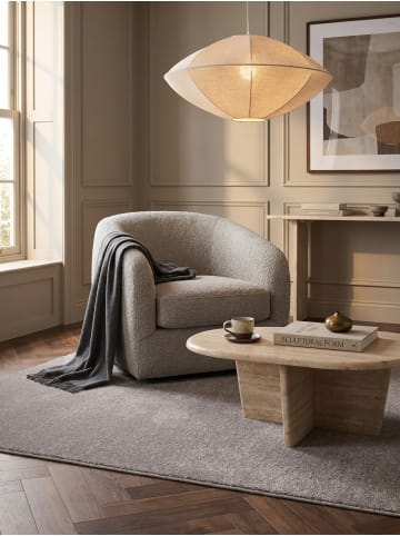 KADIMA DESIGN Teppich Kurzflor Waschbar Einfarbig MAIN Strapazierfähig OEKO-TEX in Beige