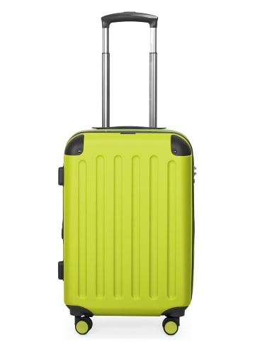 Hauptstadtkoffer Spree - Koffer Handgepäck Bordgepäck Trolley 55 x 36 x 21 cm erweiterbar max. 42 L, TSA in Farn