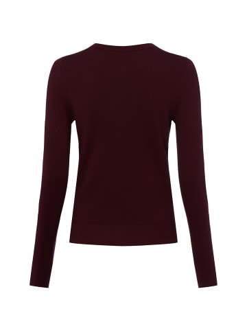 Marie Lund Strickjacke in aubergine - 0004