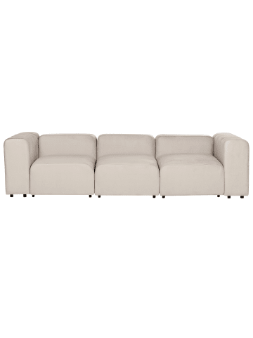 Beliani Modulsofa FALSTERBO in Beige - (W) 278 x (H) 70 x (L) 105 cm