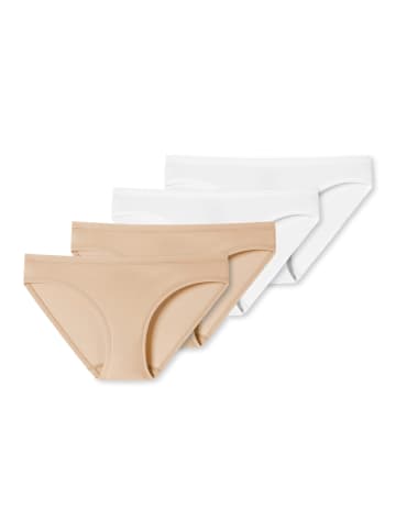 UNCOVER BY SCHIESSER Mini Slip Basic in Weiß / Sand