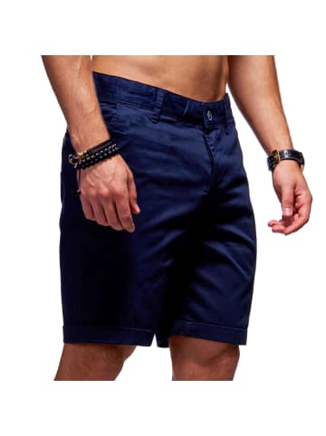 behype Chino-Shorts Smith in navy