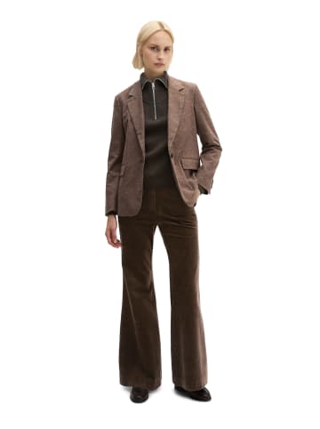 Marc O'Polo Glencheck-Blazer regular in Dark Brown