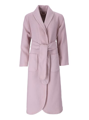 Vossen Bademantel mit Schalkragen in sea lavender