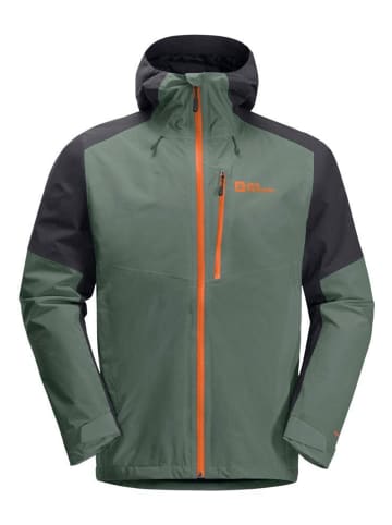 Jack Wolfskin Funktionsjacke, Regenjacke M EAGLE PEAK in Grün