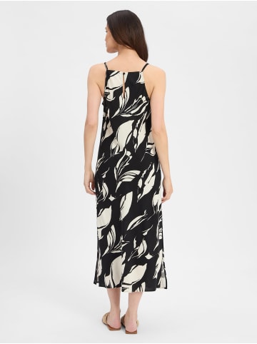 Someday Kleid Qualeza floral in ecru schwarz - 0001