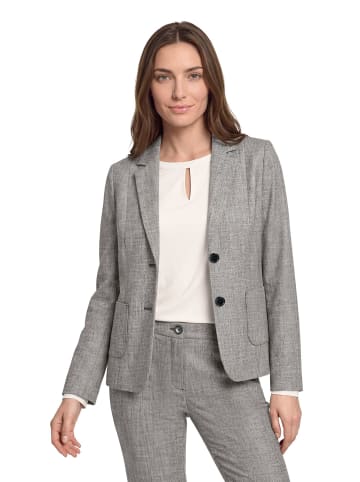 Betty Barclay Kurzblazer langarm in Grey Melange