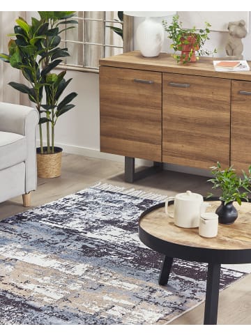 Beliani Kurzflor KONAKLI in Bunt/Weiß/Schwarz - (W) 150 x (H) 1 x (L) 230 cm