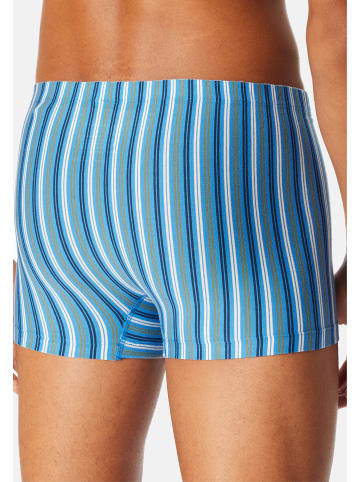 Schiesser Retro Short / Pant 95/5 Essentials - Cotton in Schwarz / Blau