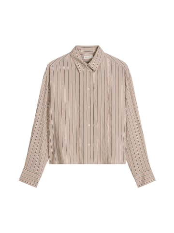 Marc O'Polo Streifenhemd regular in Medium Beige