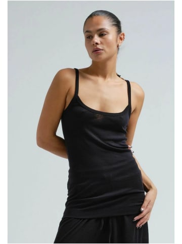 Seamless Basic Top Viola in Black