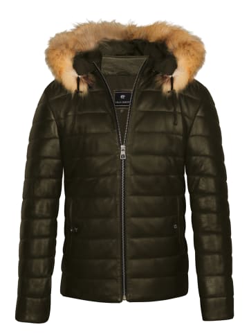 Felix Hardy Lederjacke in khaki