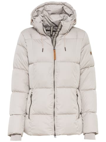 Camel Active Pufferjacke mit Kapuze in Creme