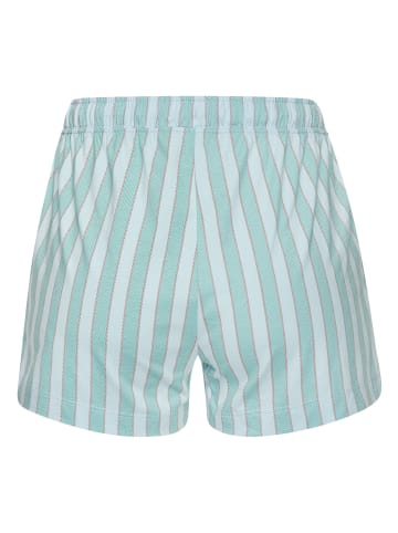 Vivance Active Pyjamashorts in blau-weiß-gestreift