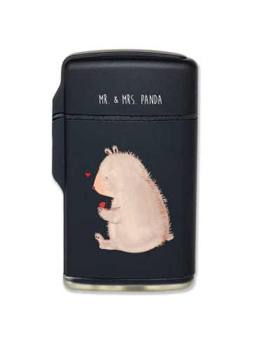 Mr. & Mrs. Panda Feuerzeug Bär Marienkäfer ohne Spruch in Schwarz