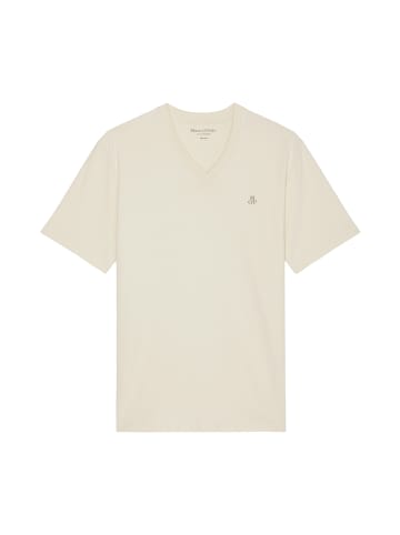 Marc O'Polo T-Shirt regular in linen white