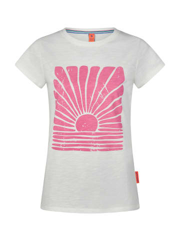 Salzhaut Rundhals T-Shirt für Damen in blau