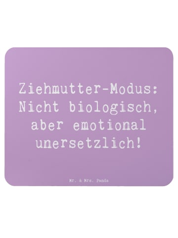 Mr. & Mrs. Panda Mauspad Spruch Ziehmutter Modus mit Spruch in Lavendeltraum
