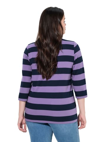 Ulla Popken Sweatshirt in flieder