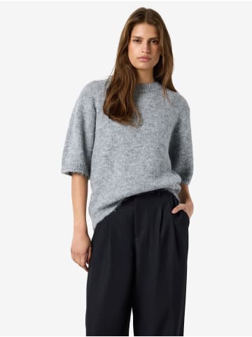 Noisy may Strickteil in Light Grey Melange1