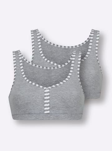 WITT WEIDEN Bustier in grau-meliert