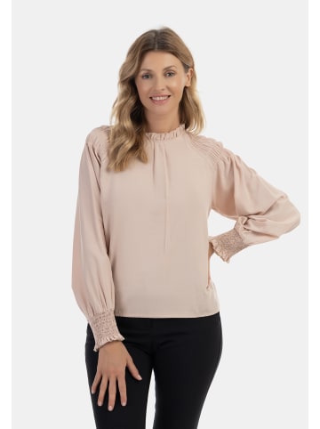 Usha Blusenshirt in Rosa Beige