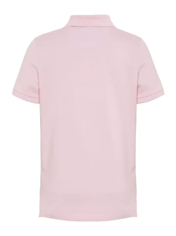 Polo Sylt Polo im Basic-Look mit Label-Stitching in Pink