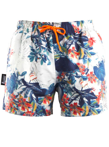 LUVANNI Boardshorts Style 29 Dschungel in Blau