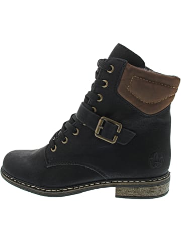 rieker Schnürstiefel Schwarz